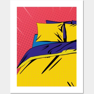 Pop Art bed Posters and Art